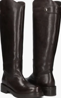 bruine via vai hoge laarzen lucia rumi