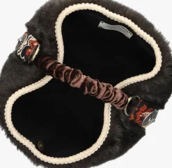 bruine viamailbag handtas coral fake