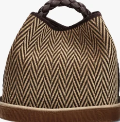 bruine viamailbag schoudertas coral