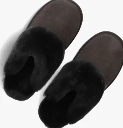 bruine warmbat pantoffels flurry