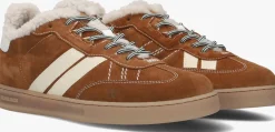 bruine woolrich lage sneakers double u.t women