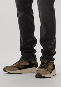 bruine xsensible lage sneakers manhattan