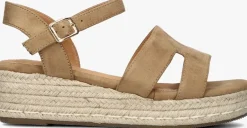 camel ayana sandalen met hak 0047