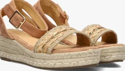 camel ayana sandalen met hak 0047