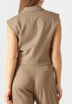 camel copenhagen muse gilet cmtailor-short waiscoat