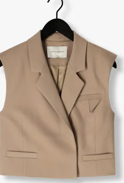 camel copenhagen muse gilet cmtailor-short waiscoat