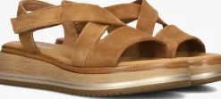camel gabor platte sandalen 746