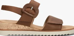 camel gabor platte sandalen 752