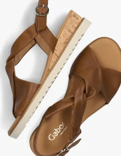 camel gabor sandalen met hak 751.1