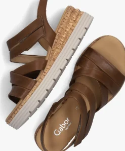 camel gabor sandalen met hak 702.2