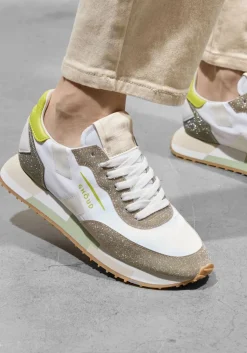 camel ghoud lage sneakers starlight multi low