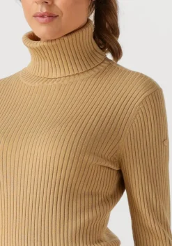 camel goldbergh coltrui mira long sleeve knit sweater