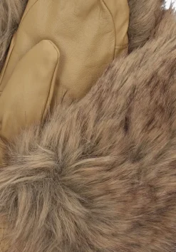 camel goldbergh handschoenen hill mittens