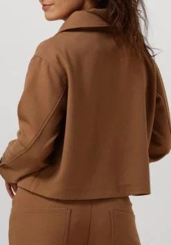 camel ruby tuesday jack ramse short jacket patched pockets