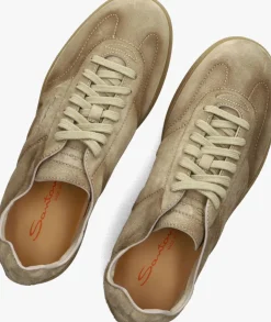 camel santoni lage sneakers oly cube