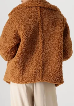 camel ugg teddy jas gertrude short teddy coat