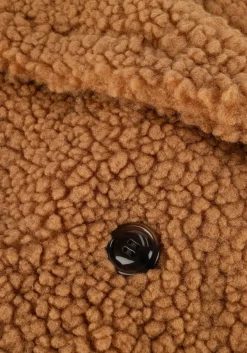 camel ugg teddy jas gertrude short teddy coat