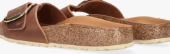 cognac birkenstock slippers madrid big buckle dames