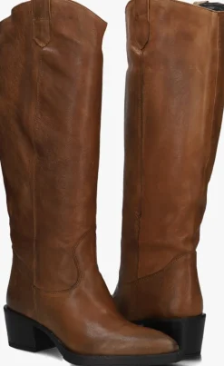 cognac blasz hoge laarzen 35