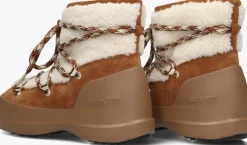 cognac moon boot snowboots mb luna boot shearling