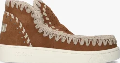 cognac mou hoge sneakers eskimo sneaker