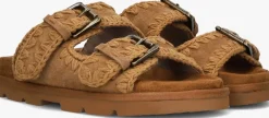 cognac mou slippers low bio sandal 2buckles monoch