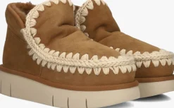 cognac mou vachtlaarzen eskimo bounce sneaker