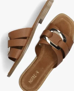 cognac notre-v slippers 22718