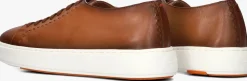 cognac santoni lage sneakers clean row
