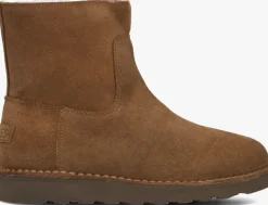 cognac shabbies enkelboots palissa mia zip