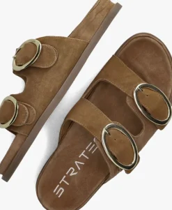 cognac strategia slippers f69 sue