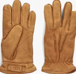 cognac ugg handschoenen point leather glove