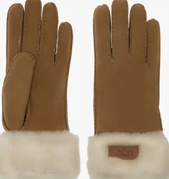cognac ugg handschoenen turn cuff glove