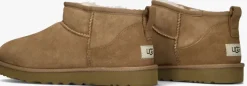 cognac ugg vachtlaarzen m classic ultra mini