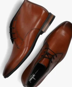cognac van bommel nette schoenen sbm-50022