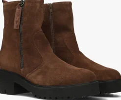 cognac waldlaufer enkellaarsjes 771803