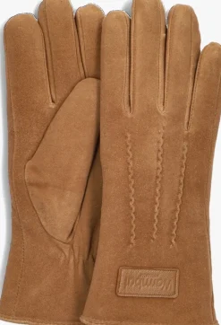 cognac warmbat handschoenen gloves women