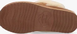 cognac warmbat pantoffels flurry