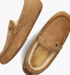 cognac warmbat pantoffels earlwood