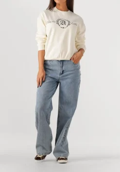 creme alix the label sweater ladies knitted collage sweater