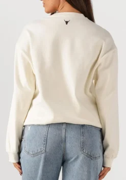 creme alix the label sweater ladies knitted collage sweater