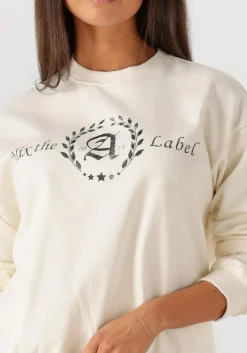 creme alix the label sweater ladies knitted collage sweater