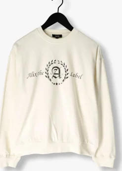 creme alix the label sweater ladies knitted collage sweater