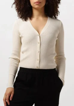 creme bruuns bazaar vest gallberry carica knit cardigan