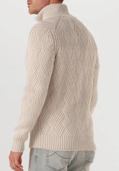 creme gran sasso trui jacket zip c 15554