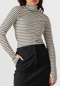 creme penn & ink trui longsleeve stripe