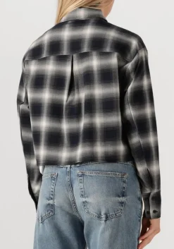 dante6 eason check emballished shirt