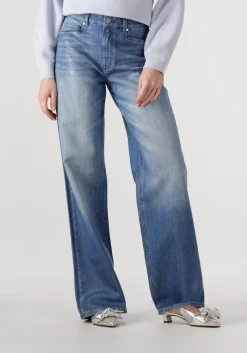 dante6 nuit coated wide leg jeans
