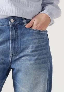 dante6 nuit coated wide leg jeans