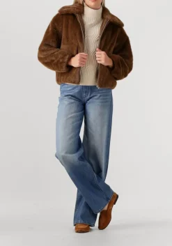 dante6 nuit coated wide leg jeans